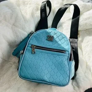 Steve Madden | Bags | Steve Madden Teal Quilted Backpack 